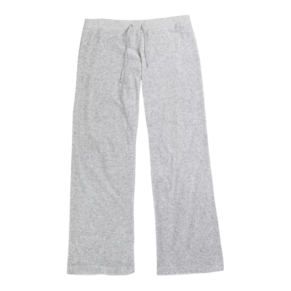 Vintage 2000’s Juicy Couture Velour Pants, gray, size 29